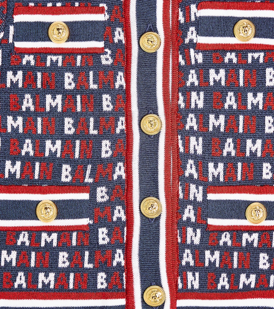  Balmain Kids Balmain Kids Cardigan Aus Einem Baumwollgemisch 