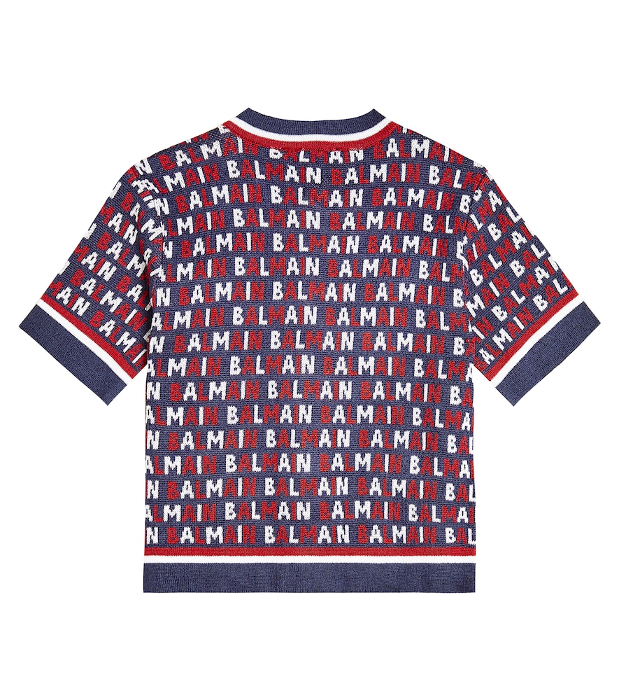  Balmain Kids Balmain Kids Cardigan Aus Einem Baumwollgemisch 