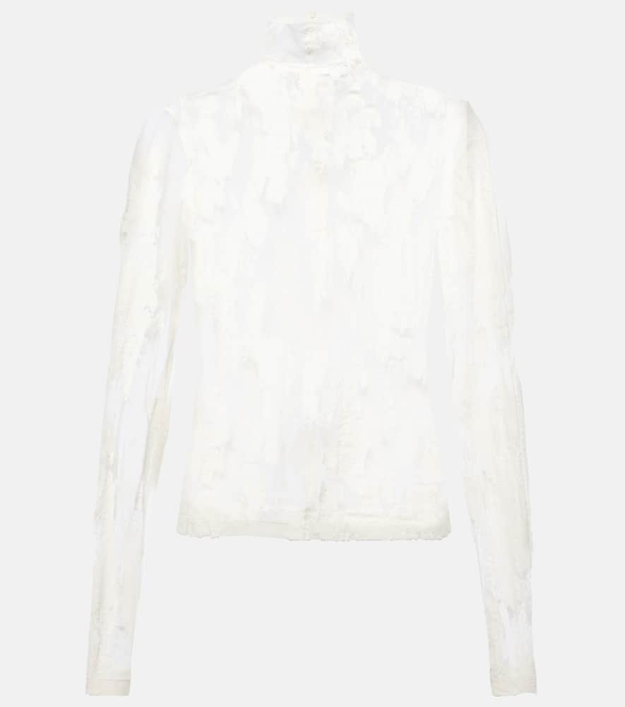 Acne Studios Cotton-blend turtleneck top