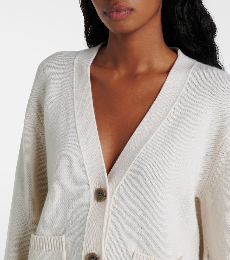 Lisa Yang Danni Cashmere Cardigan In White