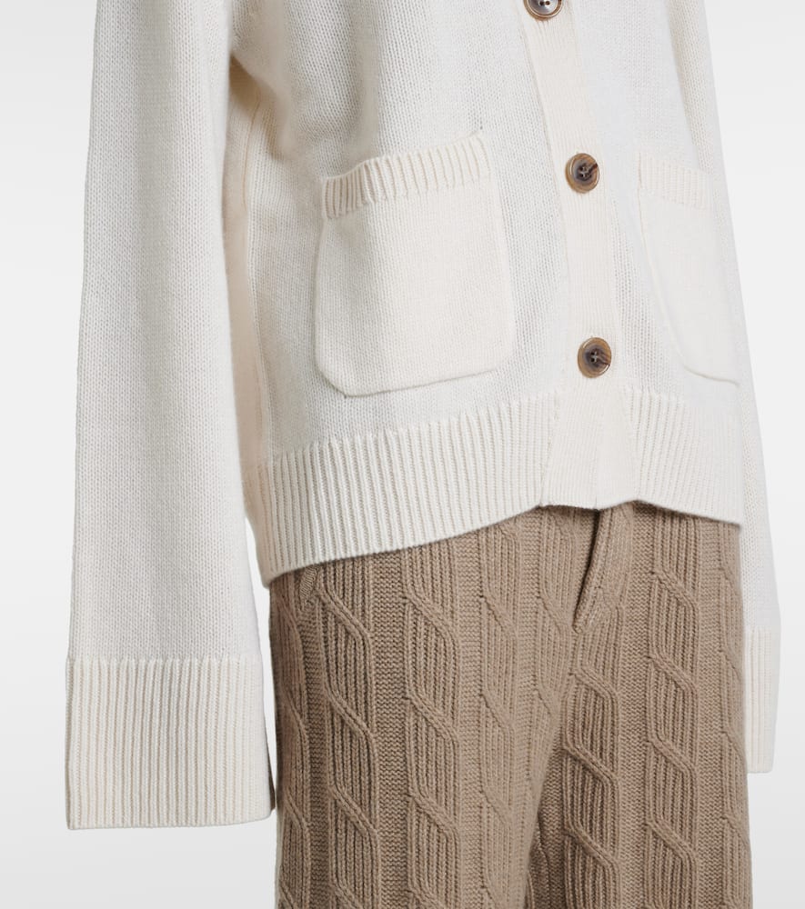 Lisa Yang Danni Cashmere Cardigan In White