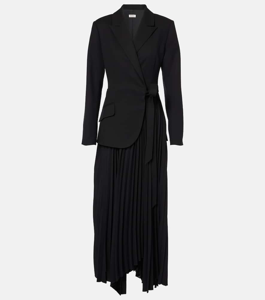 Ambretta plissé maxi dress