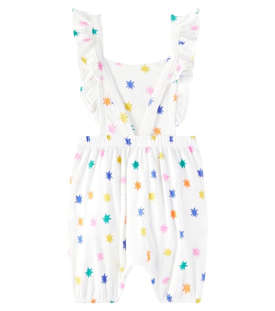  Fabula Fabula Baby Ruffled Printed Cotton Overalls 