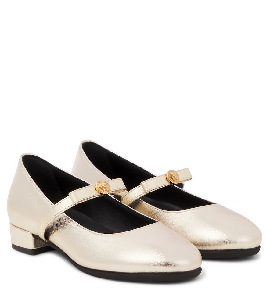 皮革芭蕾舞平底鞋