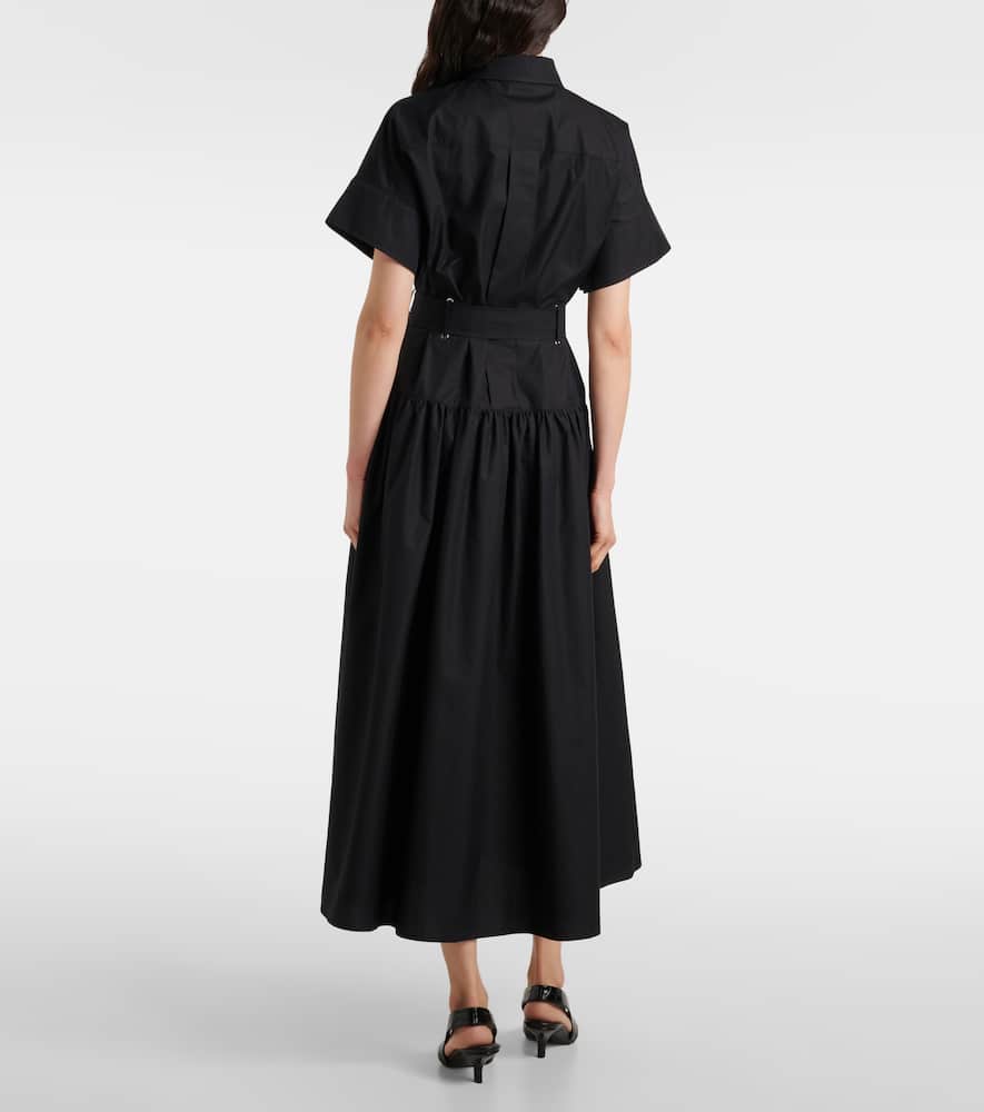 Max Mara Agoraio Midi Shirt Dress In Black