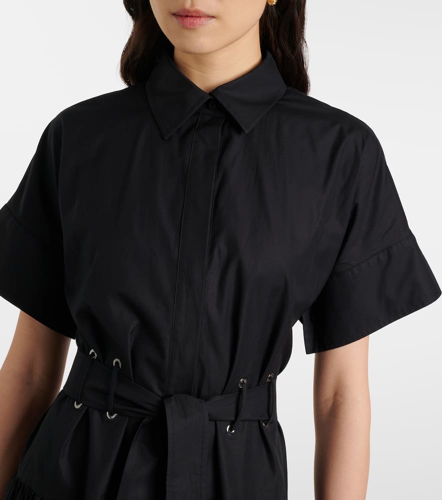 Max Mara Agoraio Midi Shirt Dress In Black