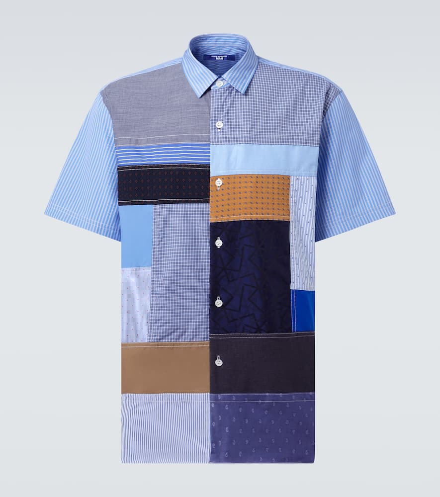 Patchwork cotton shirt