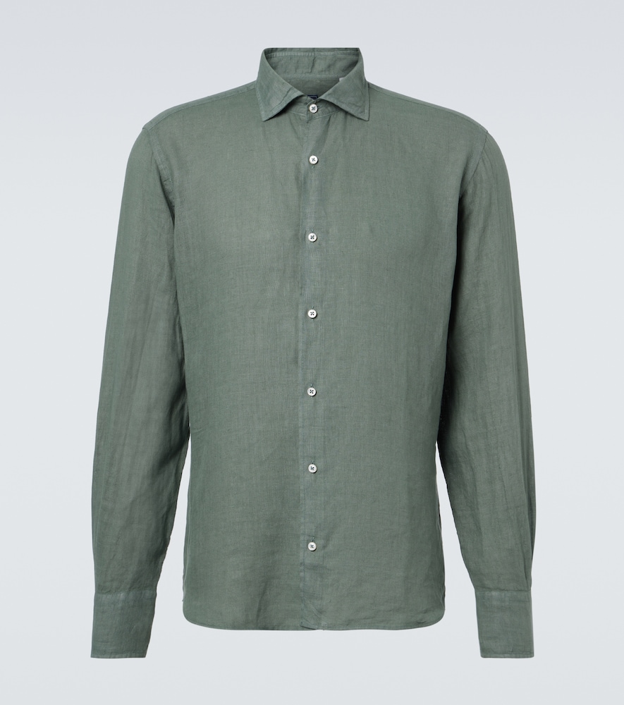 Fedeli Nick linen shirt