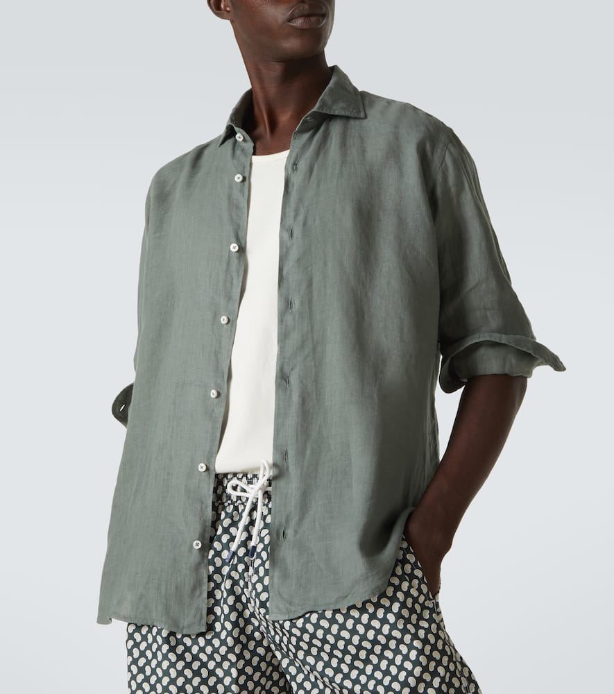 Fedeli Nick linen shirt