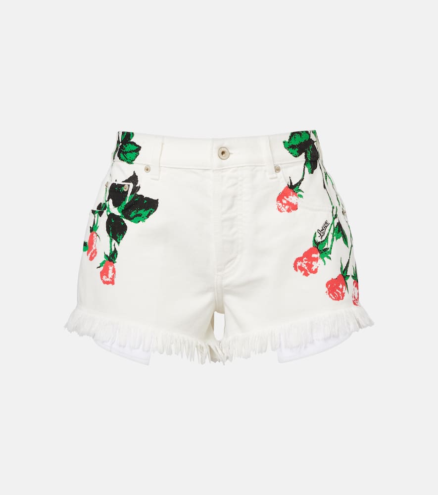 Paula's Ibiza floral denim shorts