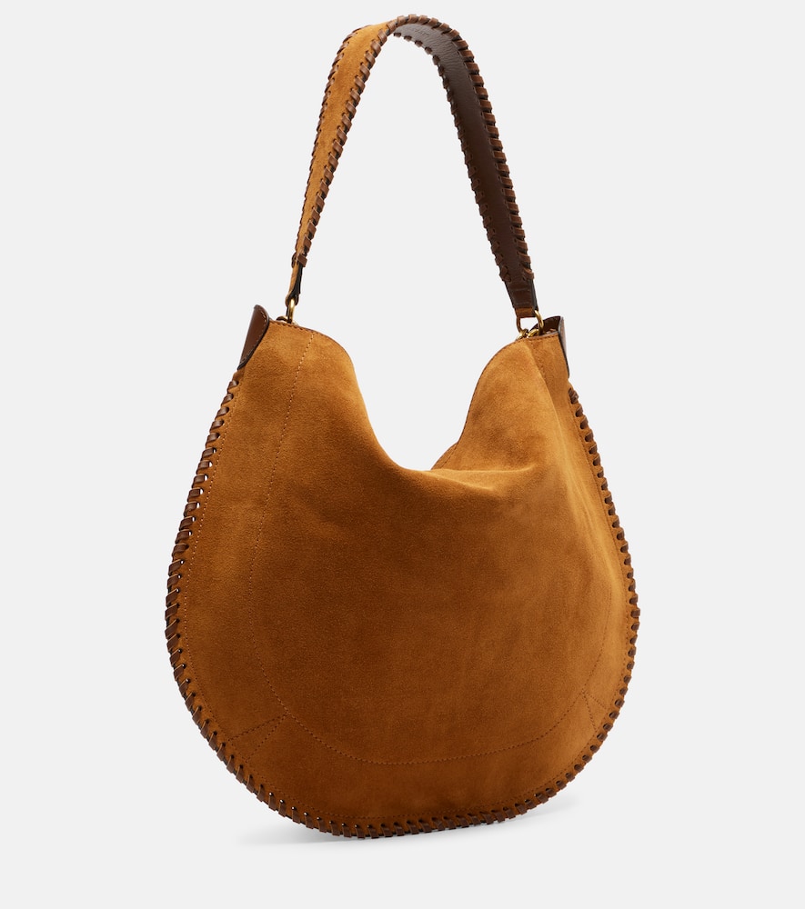 Isabel Marant Oskan Suede Shoulder Bag In Brown