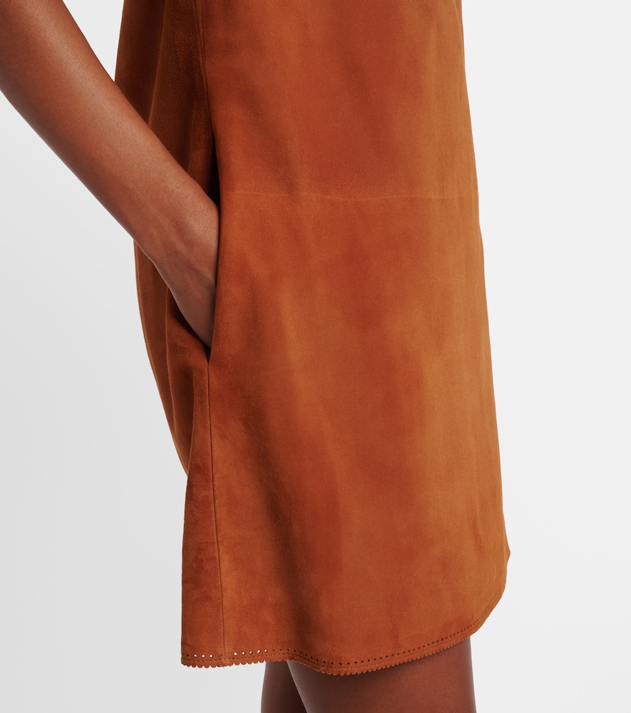  Versace Versace Suede Minidress 