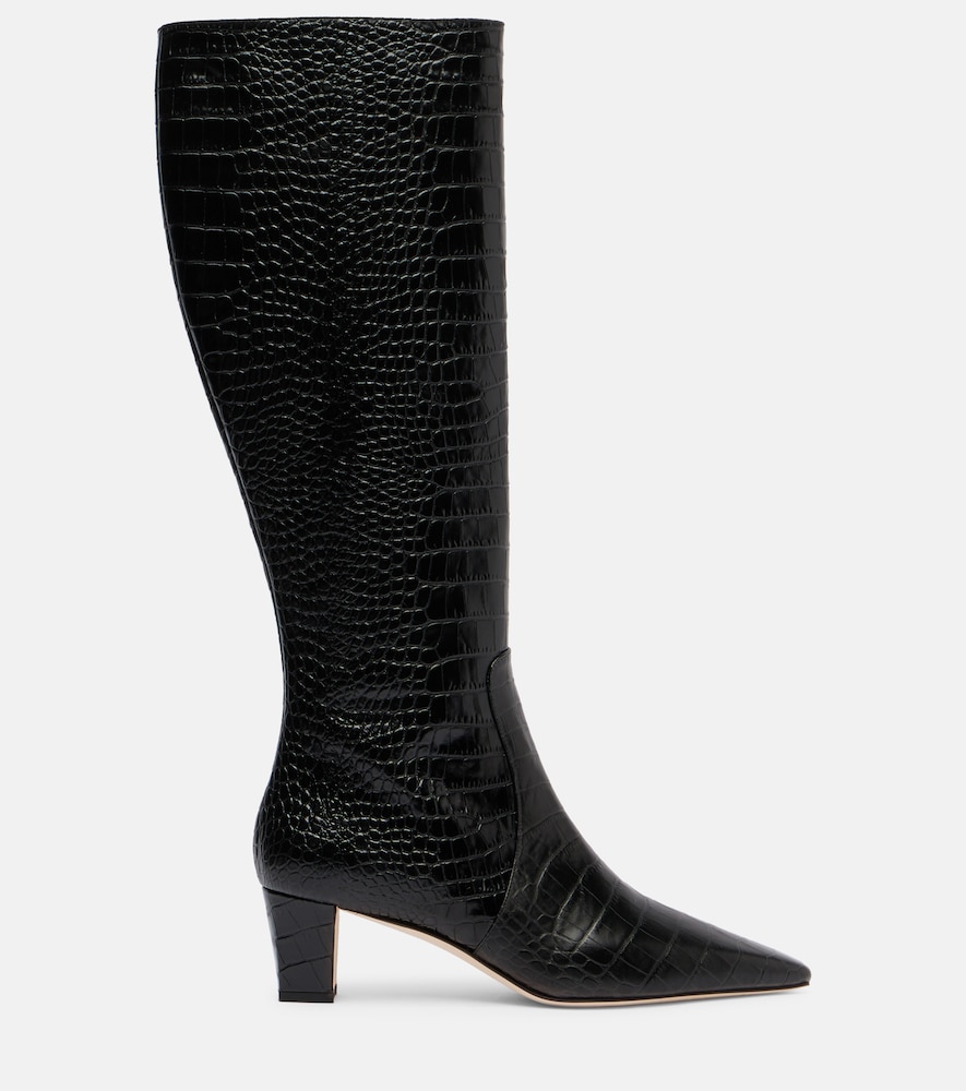 Penelope Leather Knee-High Boots