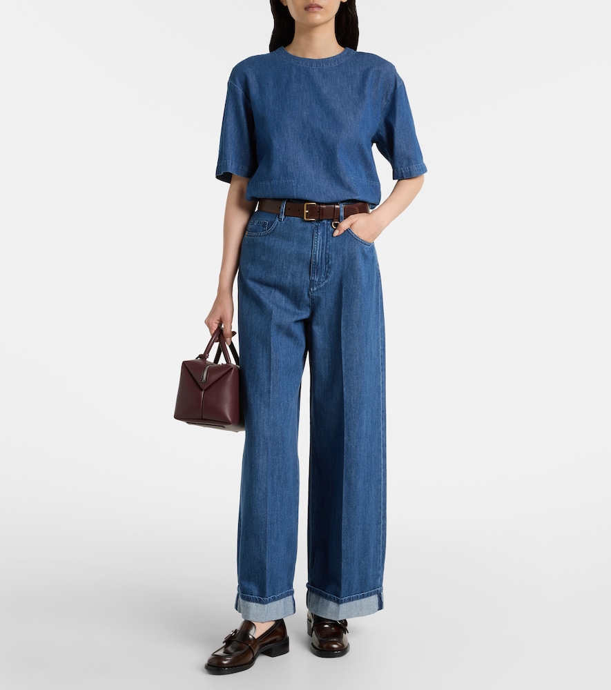  's Max Mara 's Max Mara Moresca Denim Top 