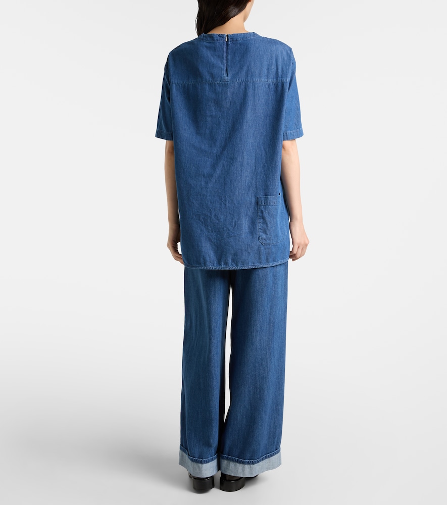  's Max Mara 's Max Mara Moresca Denim Top 