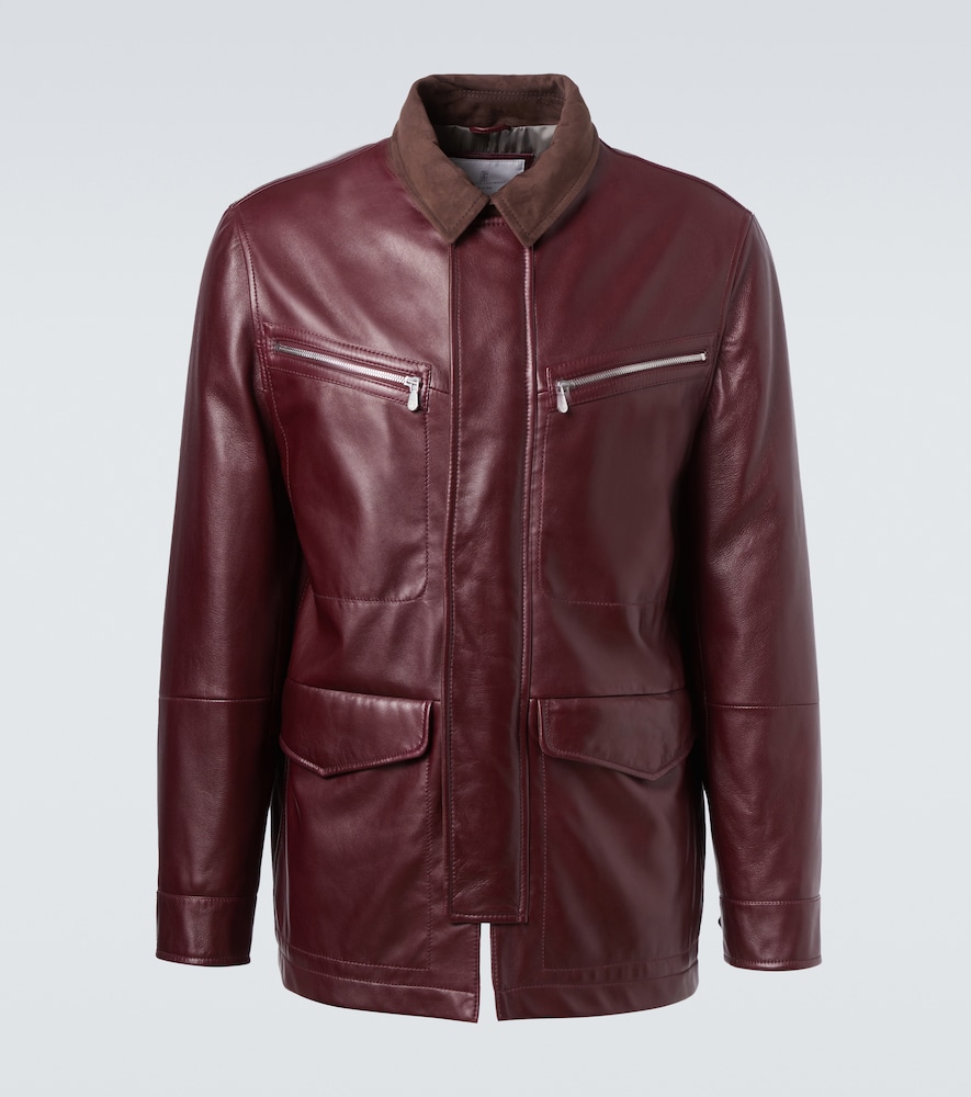 Padded Leather Jacket