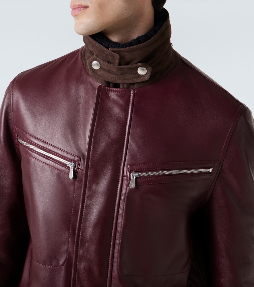 Padded Leather Jacket