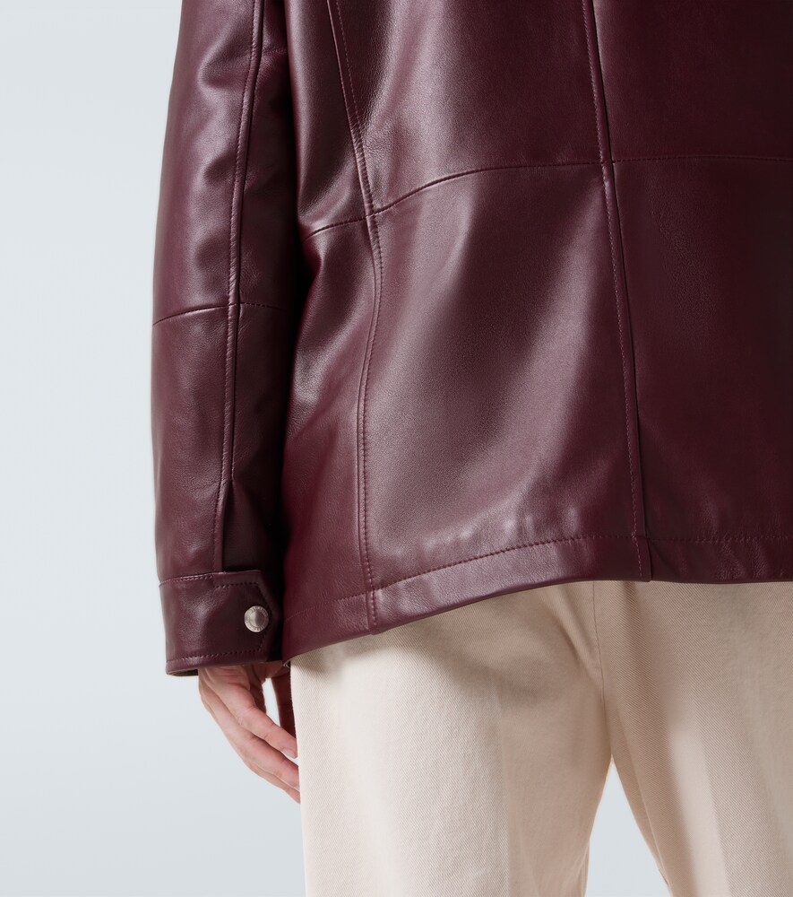 Padded Leather Jacket