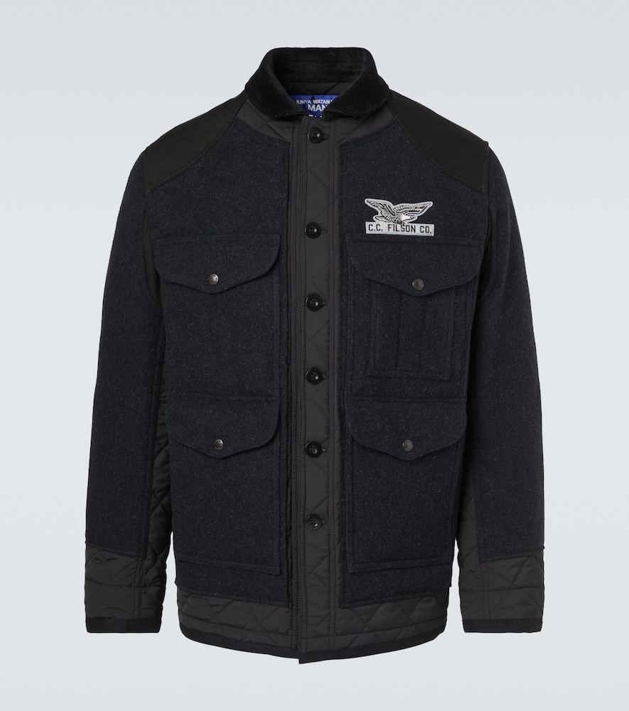 Junya Watanabe X Filson Embroidered Quilted Wool Field Jacket