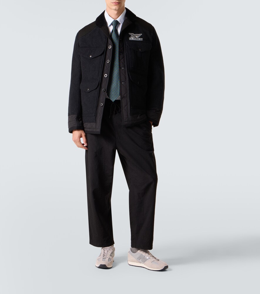  Junya Watanabe Junya Watanabe X Filson Embroidered Quilted Wool Field Jacket 