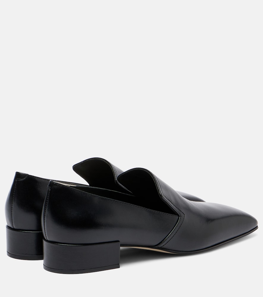  Christen Christen Classic Square Leather Loafers 