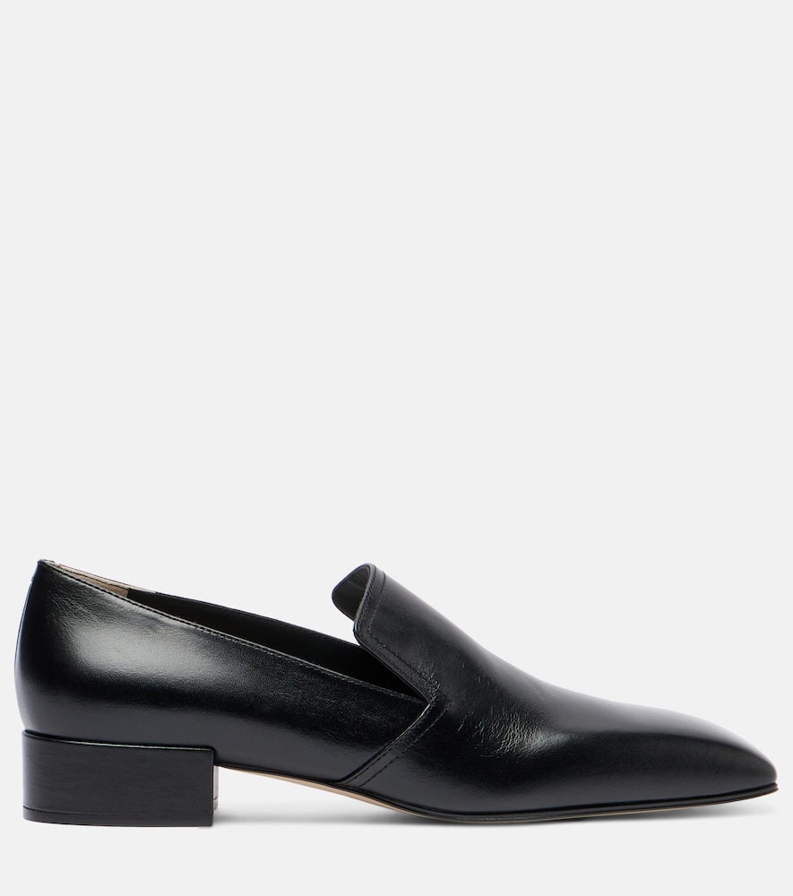  Christen Christen Classic Square Leather Loafers 