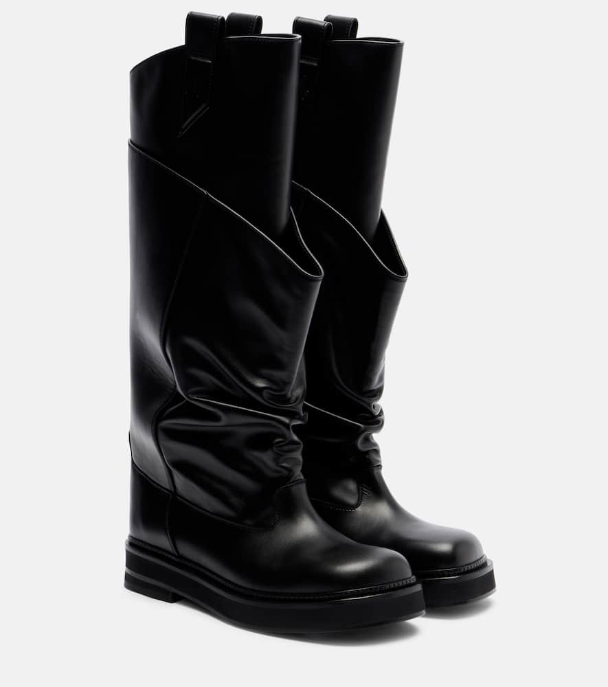 PASSEGGIATA皮革战地靴