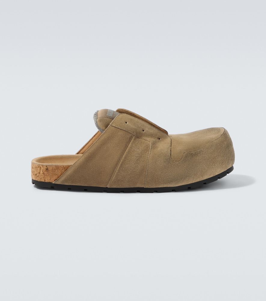 Balenciaga Dumbo suede slides