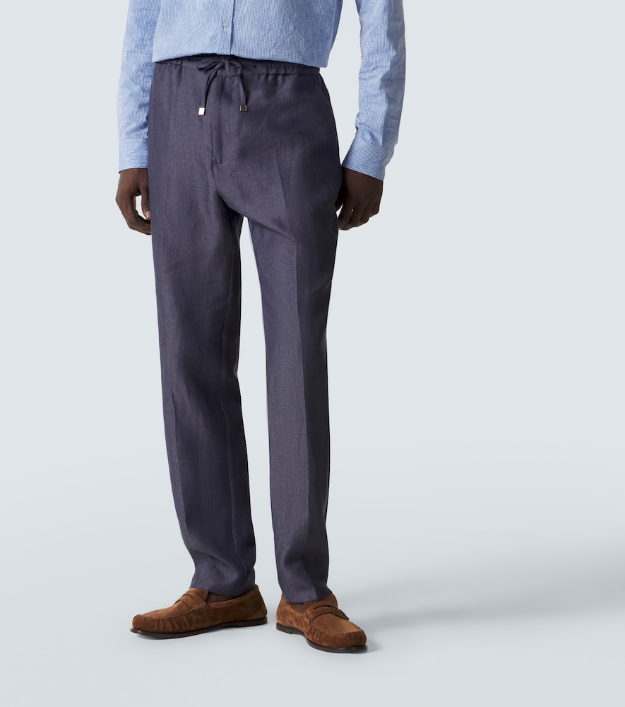 Etro Etro Linen Slim Pants 