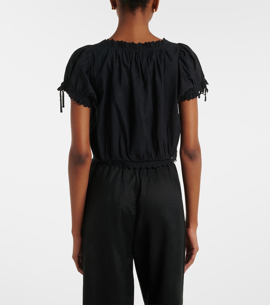 Dôen Nera Embroidered Cotton Top
