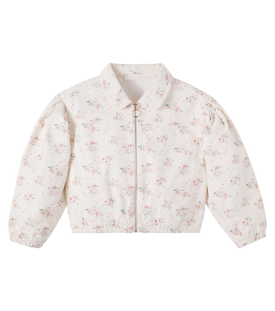 C'era Una Volta Jacky floral denim jacket