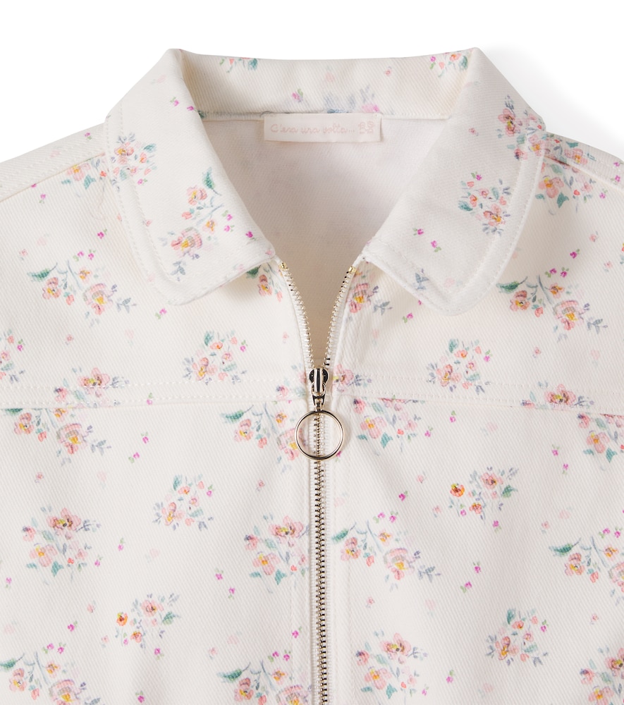 C'era Una Volta C'era Una Volta Jacky Floral Denim Jacket 