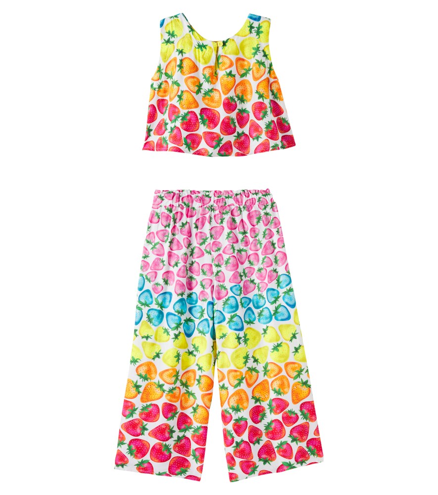  Fabula Fábula Set Morango rainbow Aus Top Und Hose 