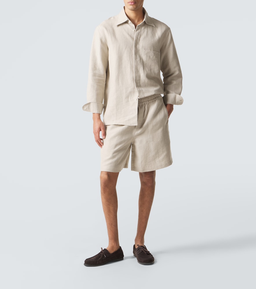  Saman Amel Saman Amel Linen Overshirt 