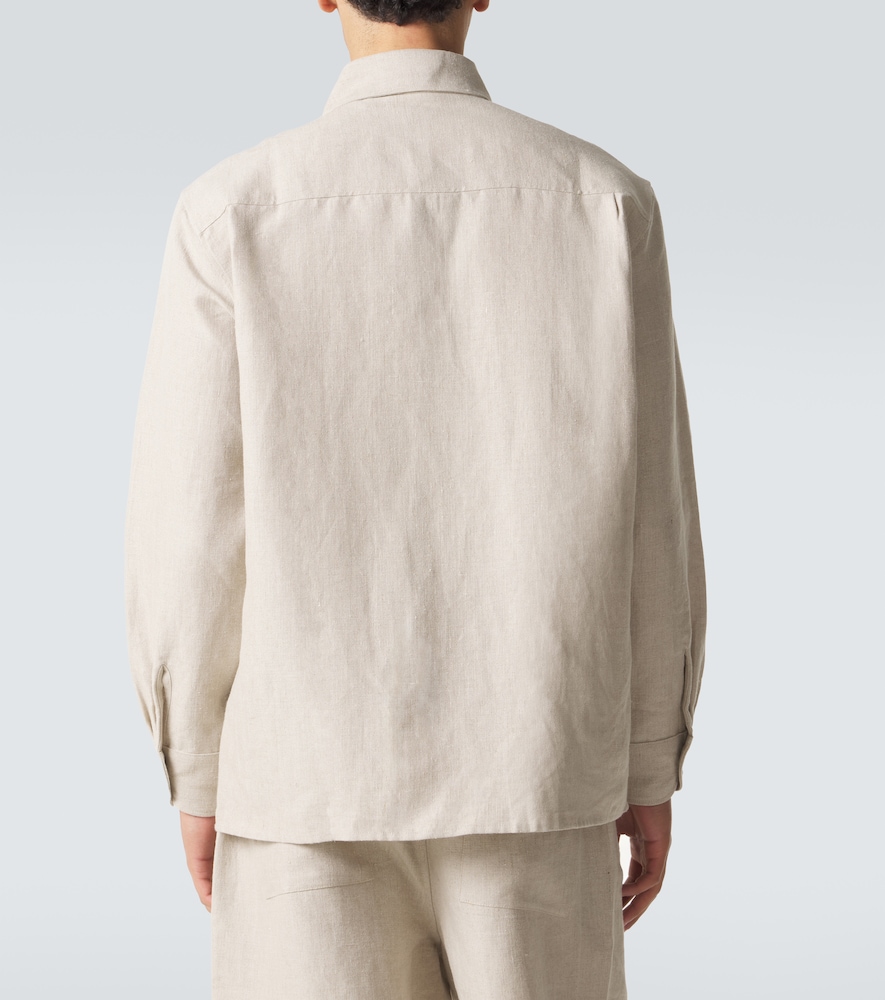  Saman Amel Saman Amel Linen Overshirt 