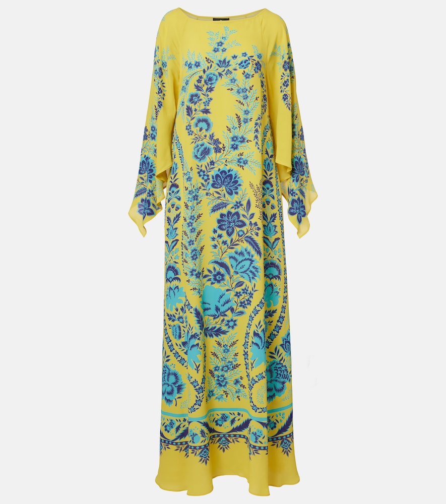 Etro Women's Yellow Floral Maxi Dress UK Size 14 - Mytheresa