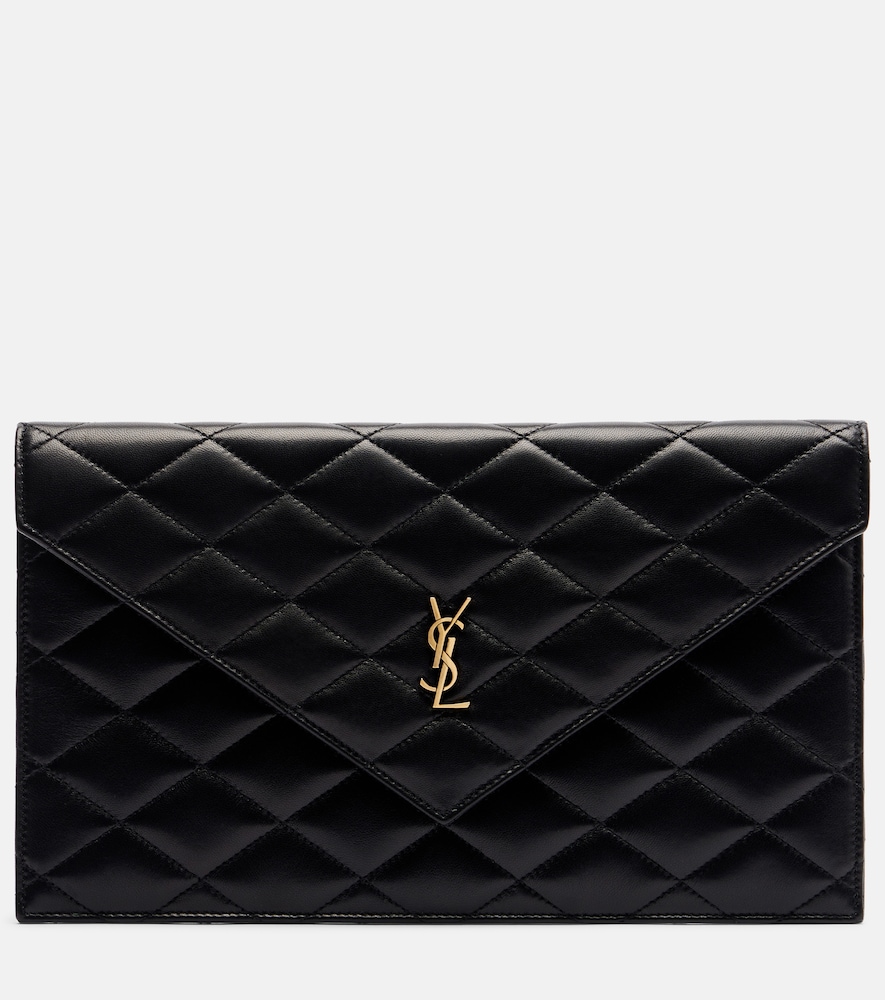 Saint Laurent Cassandre quilted leather pouch
