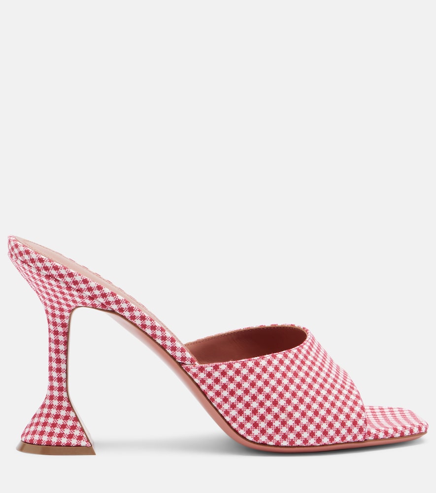 Lupita Gingham Mules