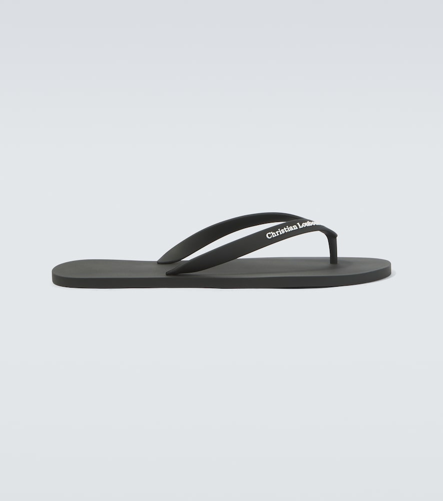  Christian Louboutin Christian Louboutin Logo Thong Sandals 