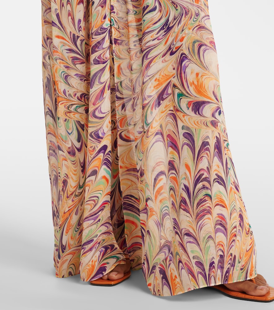  Alexandra Miro Alexandra Miro Chloe Printed Georgette Kaftan 