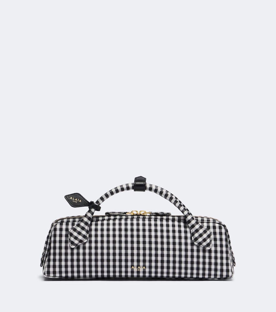 Alaïa Schultertasche Le Teckel Medium aus Leder