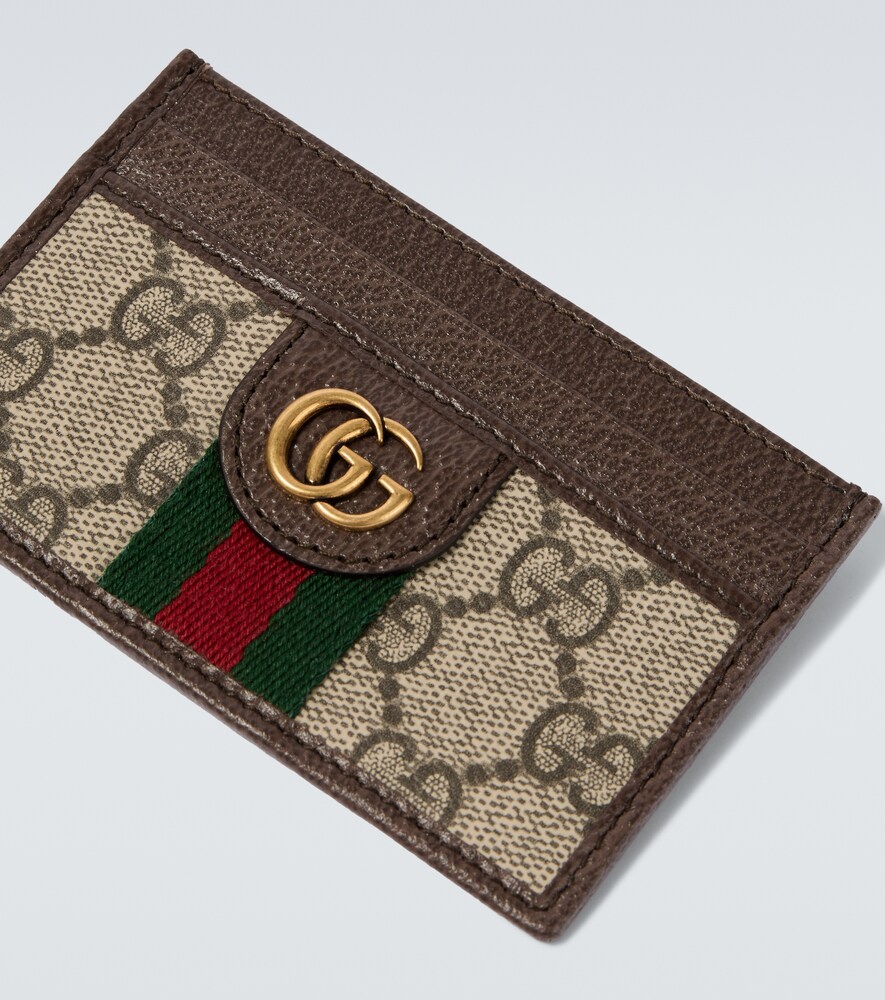  Gucci Gucci Ophidia Leather-trimmed Card Case 