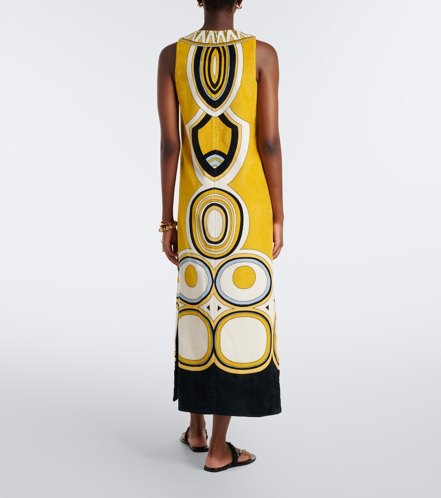 Totem Printed Cotton Midi Dress