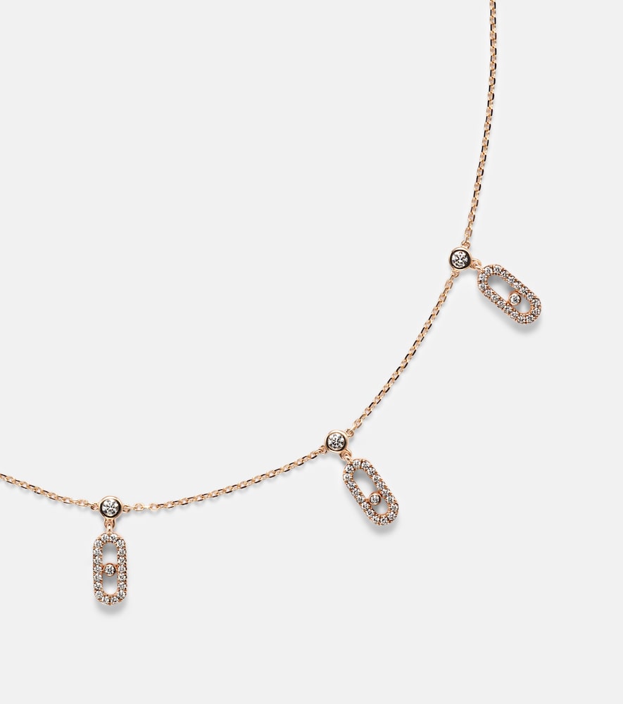  Messika Messika Move Uno 18kt Rose Gold Choker With Diamonds 