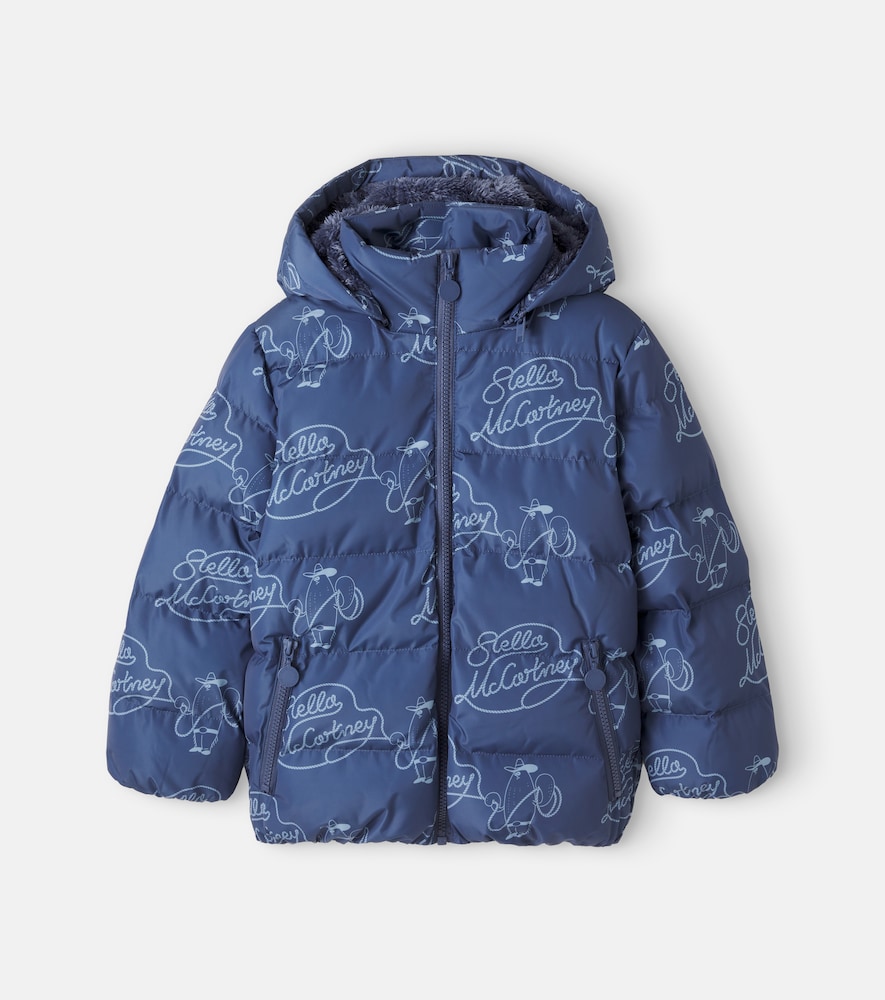 Stella McCartney Stella McCartney Kids Printed puffer jacket　ステラ マッカートニー キッズ プリント パファー ジャケット