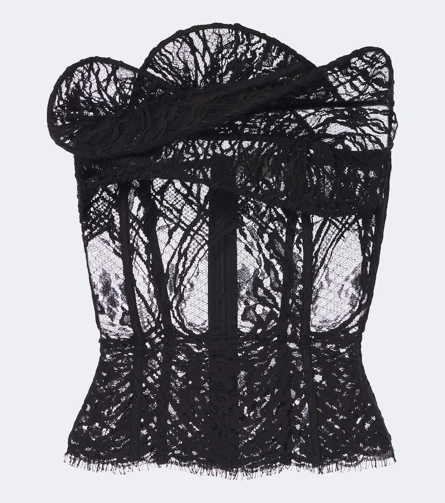 Bustier-Top aus Spitze