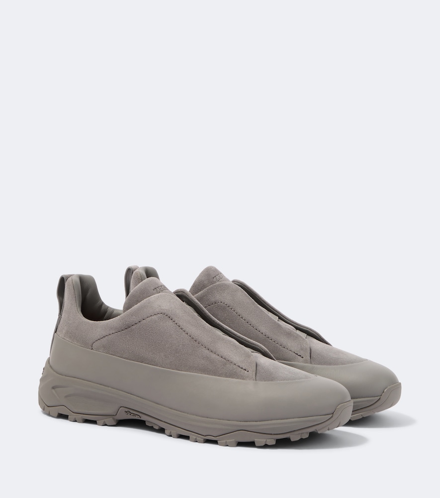 Sneakers Triple Stitch Monte aus Veloursleder