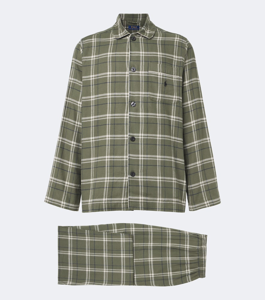 Camicia pigiama in flanella di cotone