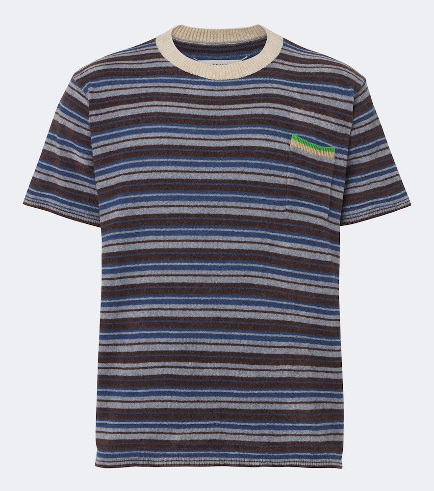 T-shirt in maglia a righe