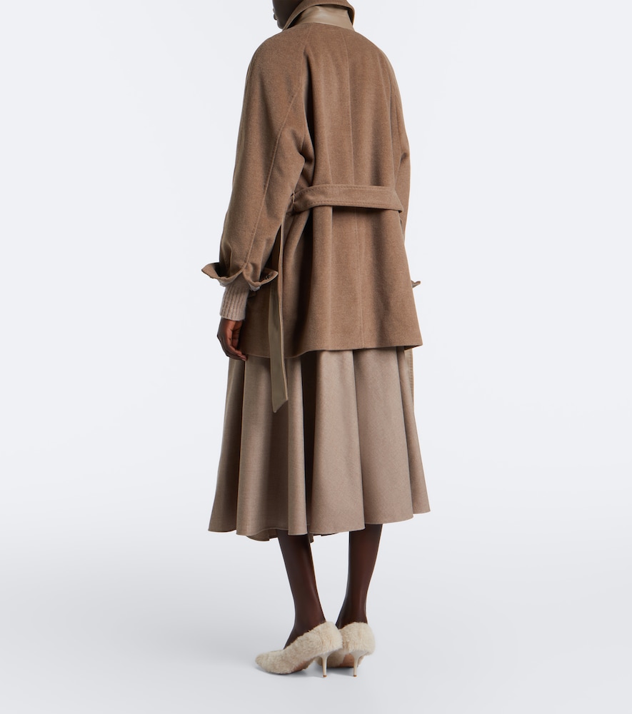 Belted Cashmere-Blend Midi